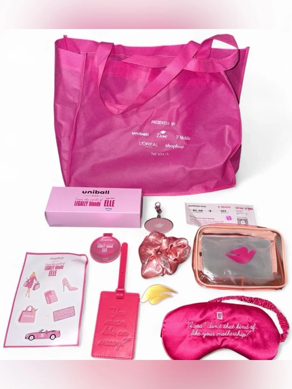 Legally Blonde Elle World Tour Merch Lot Bundle